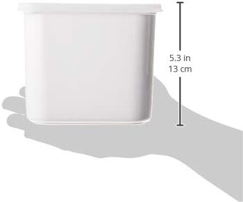 Multi-Purpose Yogurt Cheese Strainer with Lid – 13cm Tall Container with Removable Mesh Filter for Food Storage & Fermentation